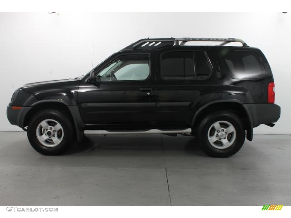 Super Black 2004 Nissan Xterra XE 4x4 Exterior Photo #65547174