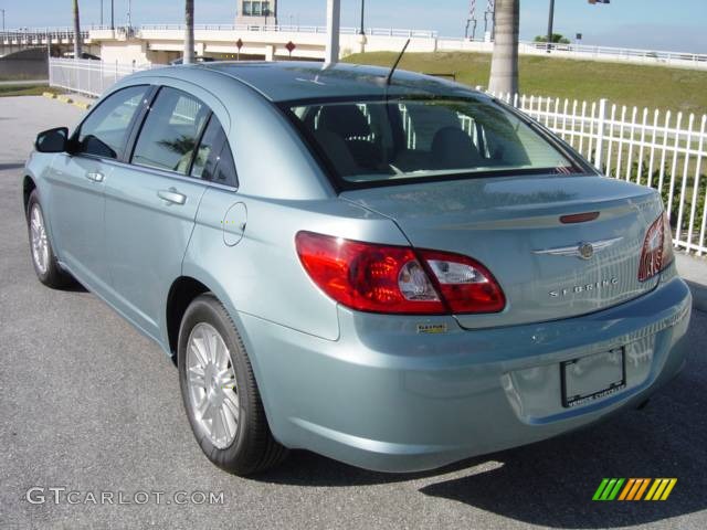 2008 Sebring Touring Sedan - Clearwater Blue Pearl / Dark Khaki/Light Graystone photo #4