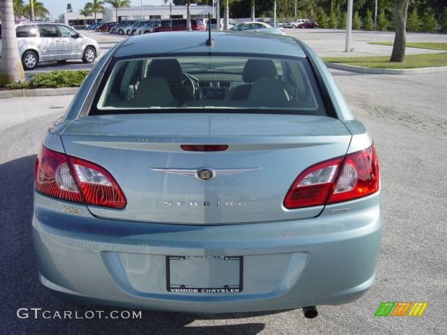 2008 Sebring Touring Sedan - Clearwater Blue Pearl / Dark Khaki/Light Graystone photo #5