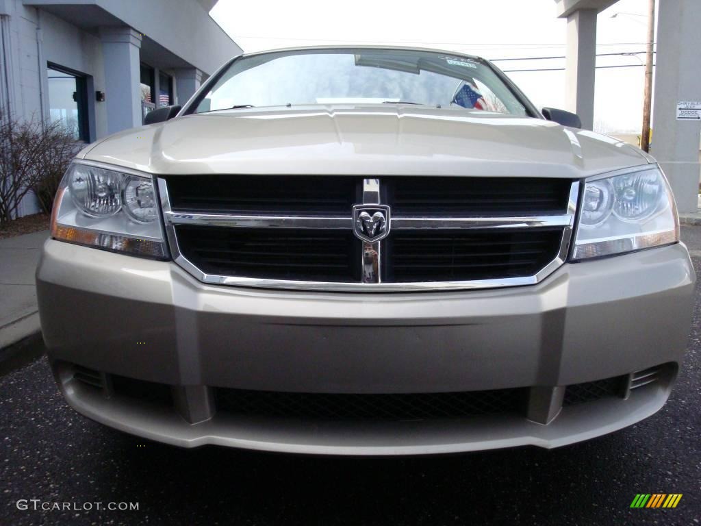 2008 Avenger SXT - Light Sandstone Metallic / Dark Khaki/Light Graystone photo #3