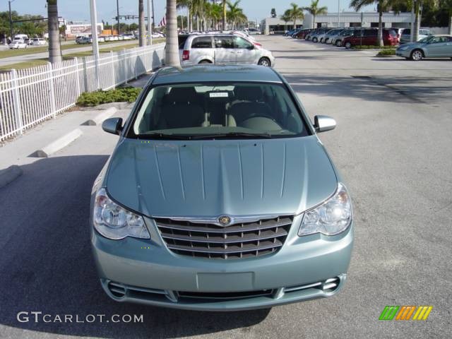2008 Sebring Touring Sedan - Clearwater Blue Pearl / Dark Khaki/Light Graystone photo #8
