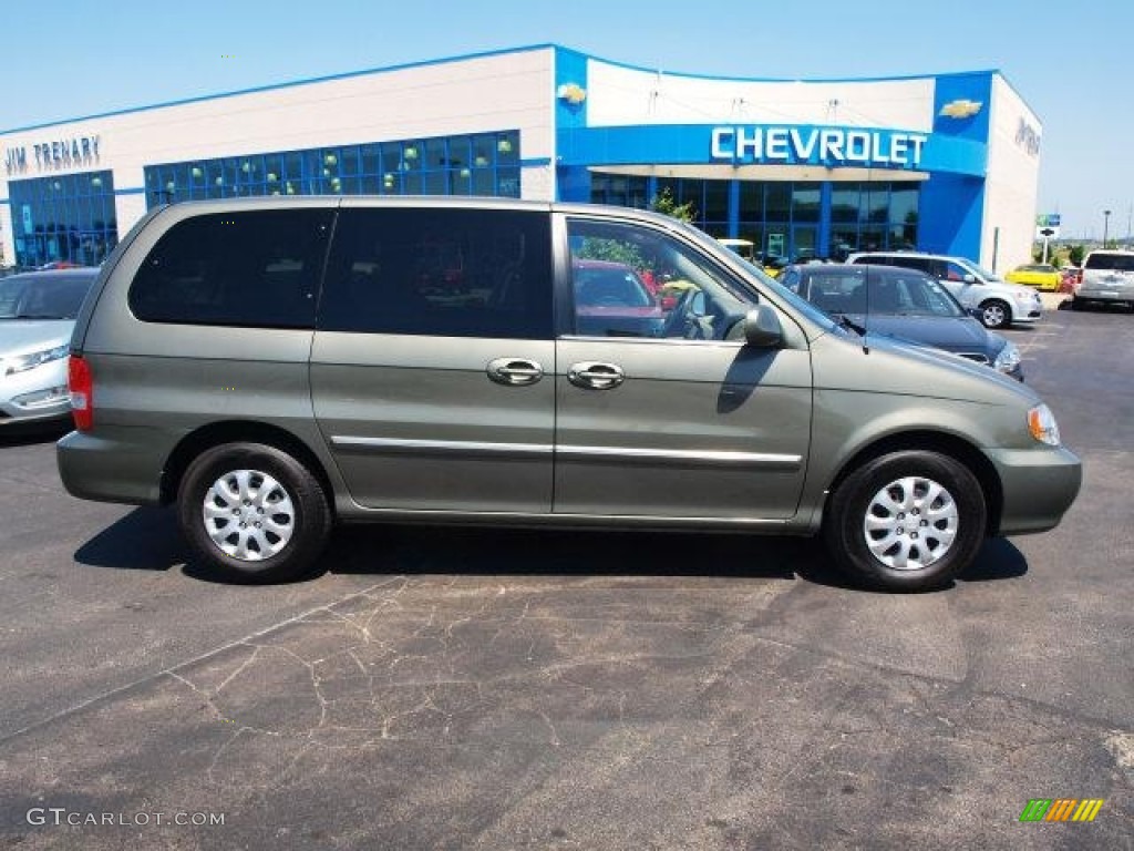 Sage Green Metallic Kia Sedona