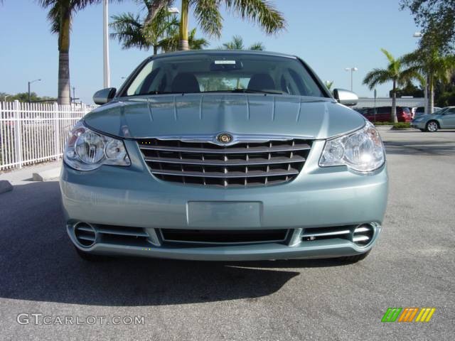 2008 Sebring Touring Sedan - Clearwater Blue Pearl / Dark Khaki/Light Graystone photo #9