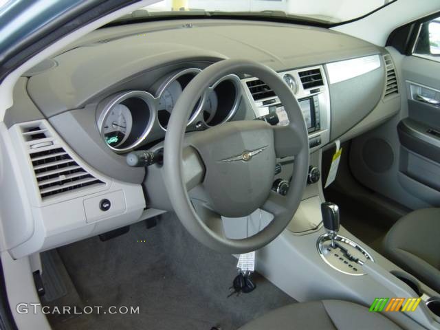 2008 Sebring Touring Sedan - Clearwater Blue Pearl / Dark Khaki/Light Graystone photo #12