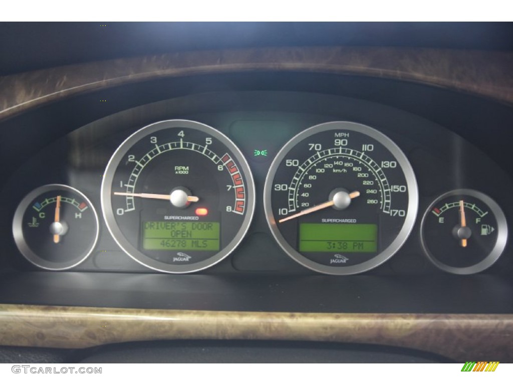 2005 Jaguar S-Type R Gauges Photos