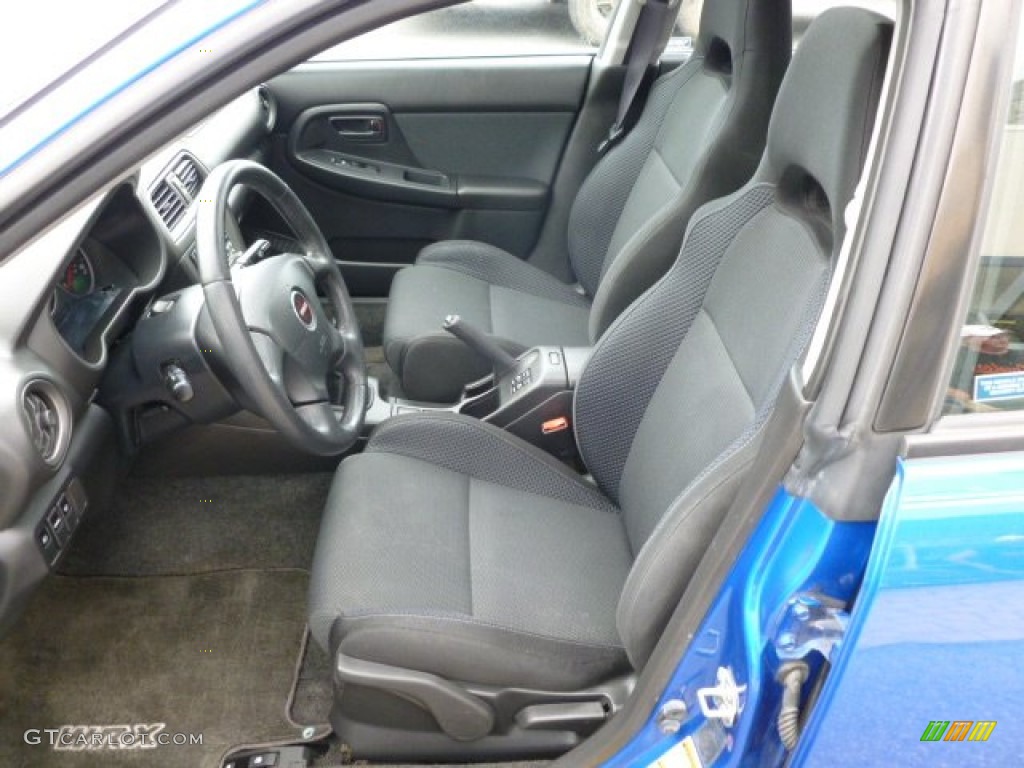 Dark Gray Interior 2004 Subaru Impreza WRX Sedan Photo #65552795