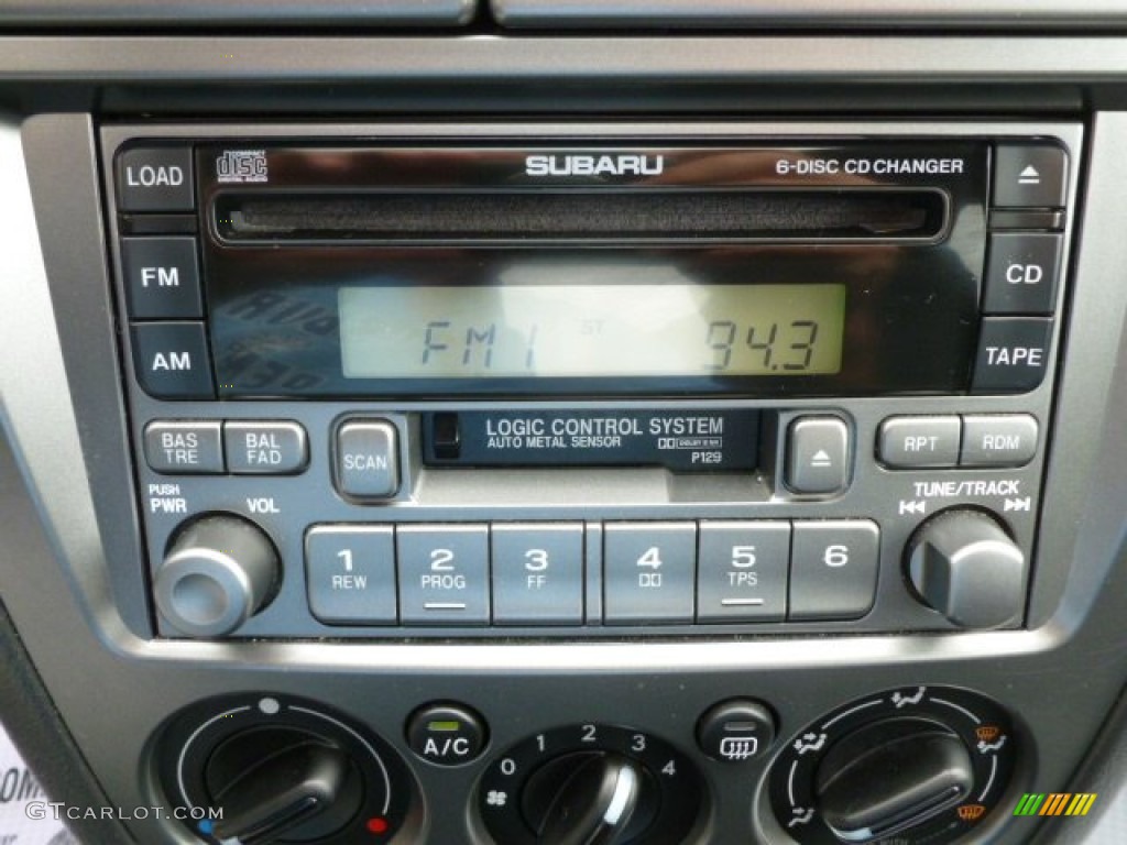 2004 Subaru Impreza WRX Sedan Audio System Photo #65552804
