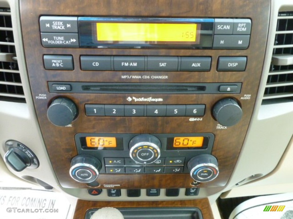 2008 Titan LE King Cab 4x4 - Timberline Green / Almond photo #19