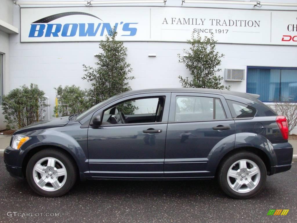 2008 Caliber SXT - Steel Blue Metallic / Dark Slate Gray photo #1