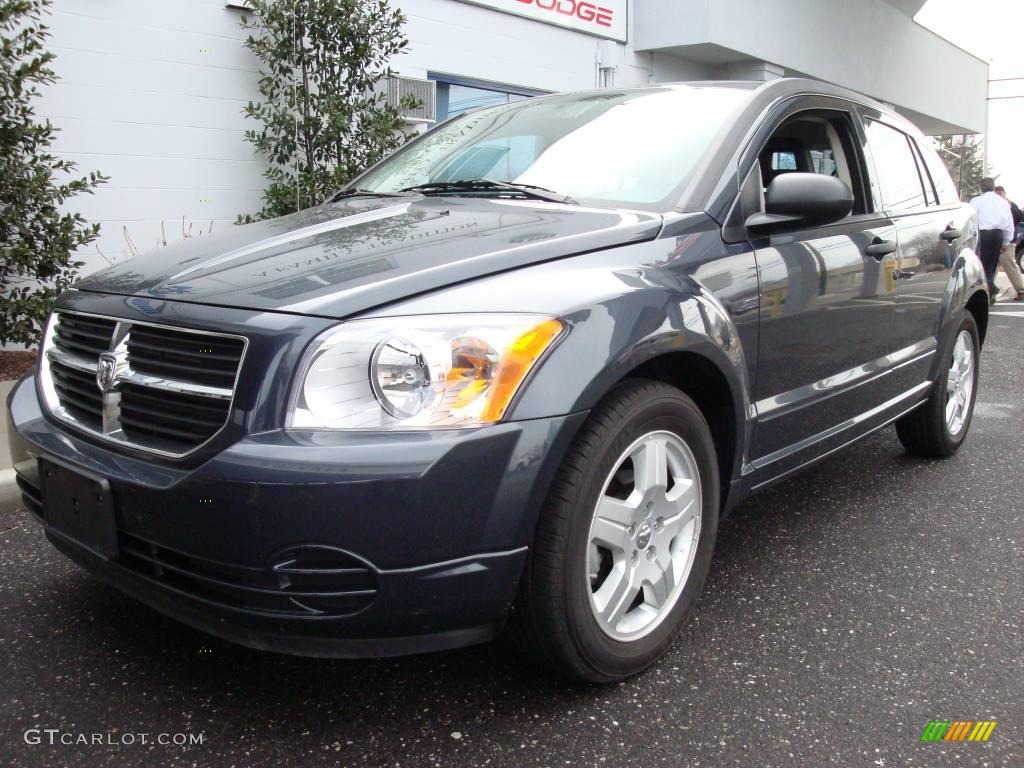 2008 Caliber SXT - Steel Blue Metallic / Dark Slate Gray photo #2
