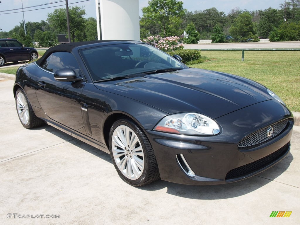 Stratus Grey Metallic 2011 Jaguar XK XK Convertible Exterior Photo #65555186