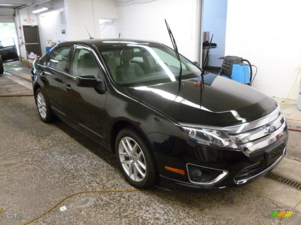 2010 Fusion SEL V6 AWD - Tuxedo Black Metallic / Charcoal Black photo #1