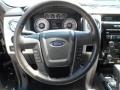 2009 Ford F150 Black/Medium Stone Interior Steering Wheel Photo