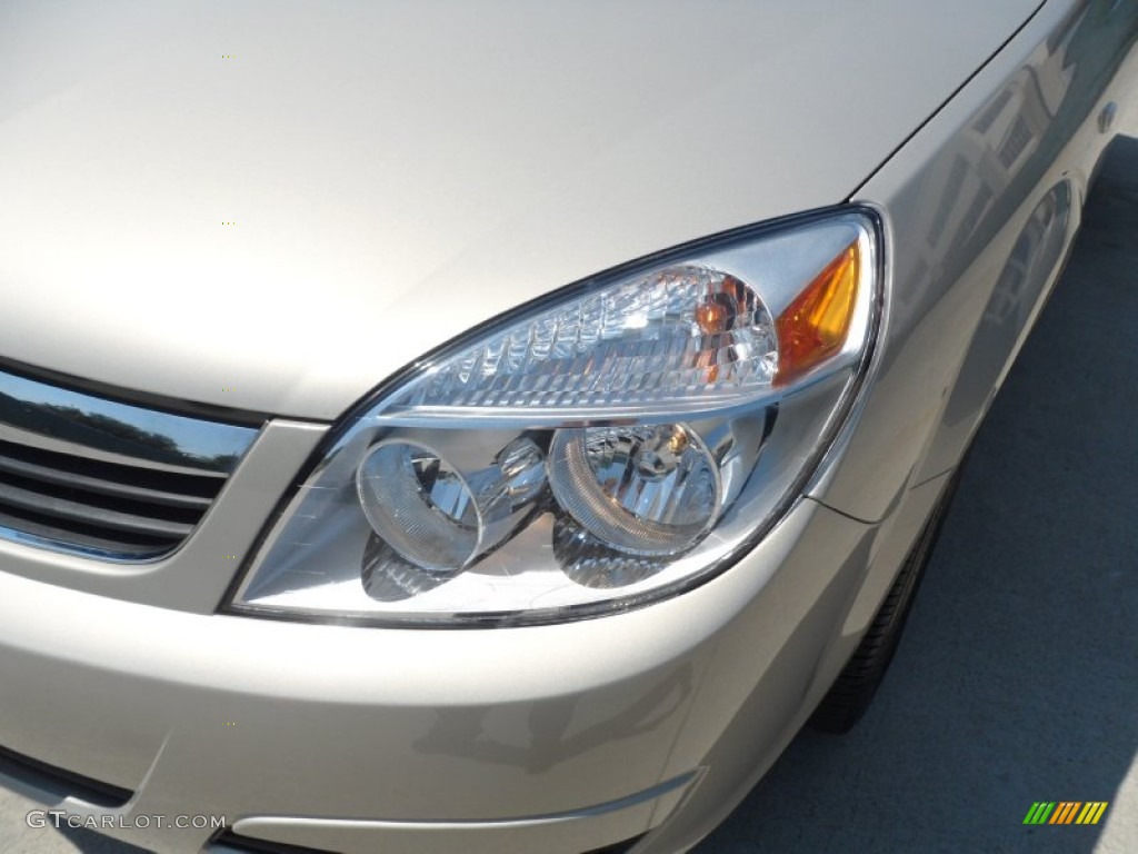 2009 Aura XR - Gold Mist Metallic / Tan photo #10