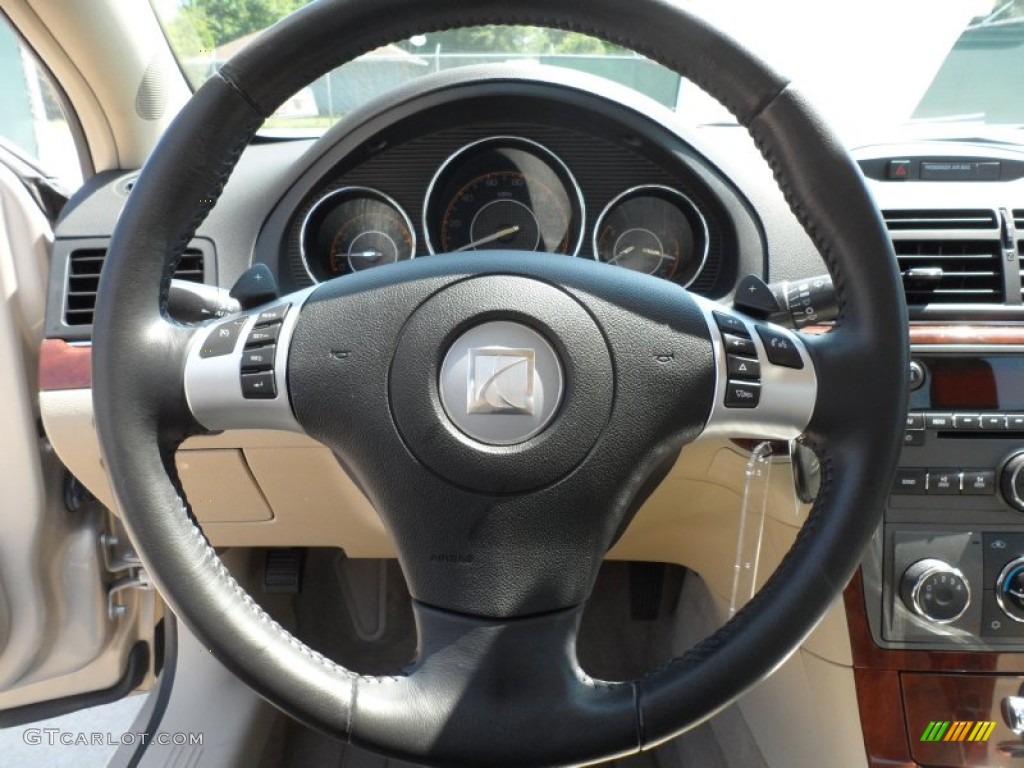 2009 Aura XR - Gold Mist Metallic / Tan photo #42