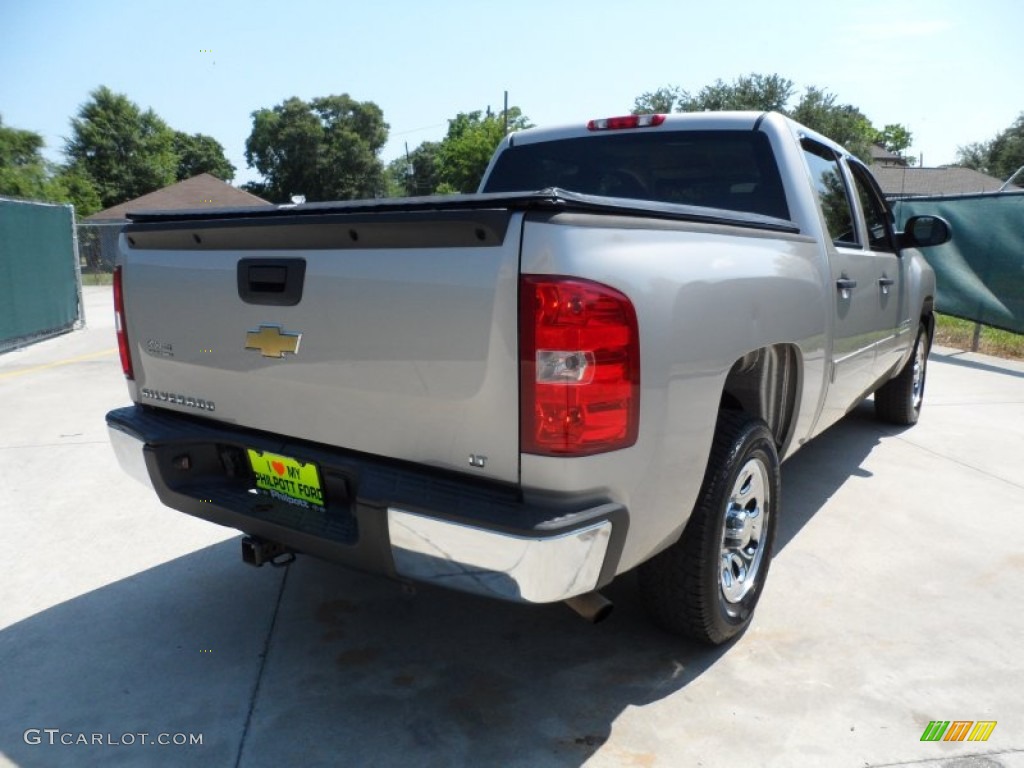 2008 Silverado 1500 LT Crew Cab - Silver Birch Metallic / Light Titanium/Ebony Accents photo #3