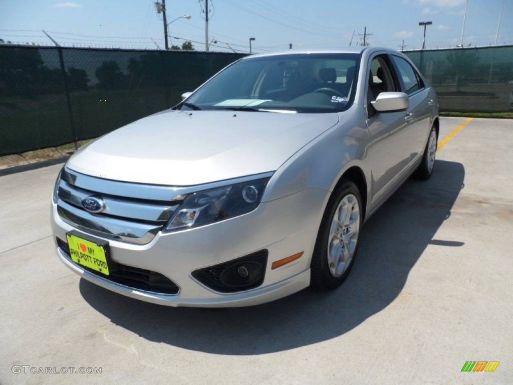 2011 Fusion SE V6 - Ingot Silver Metallic / Medium Light Stone photo #7