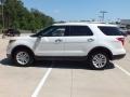 2013 White Platinum Tri-Coat Ford Explorer XLT  photo #8
