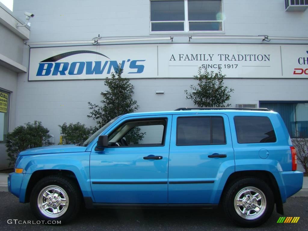 2008 Patriot Sport 4x4 - Surf Blue Pearl / Dark Slate Gray photo #1