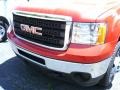 Fire Red - Sierra 3500HD Regular Cab 4x4 Dump Truck Photo No. 2