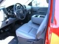 Fire Red - Sierra 3500HD Regular Cab 4x4 Dump Truck Photo No. 4
