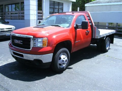 2011 GMC Sierra 3500HD Work Truck Regular Cab 4x4 Stake Bed Data, Info and Specs