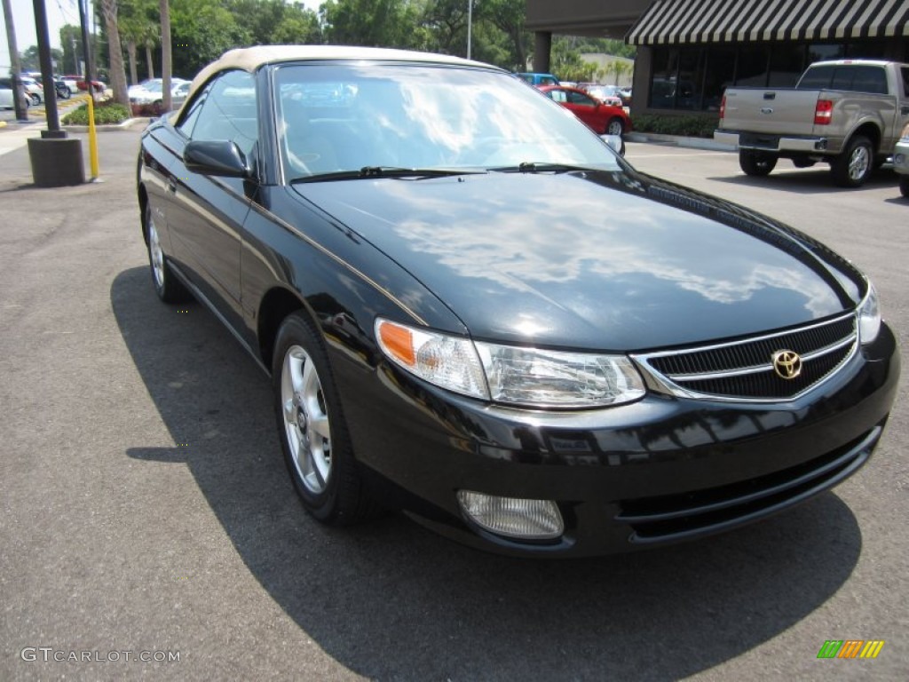 2001 Black Sand Pearl Toyota Solara SE V6 Convertible 65554168 Photo