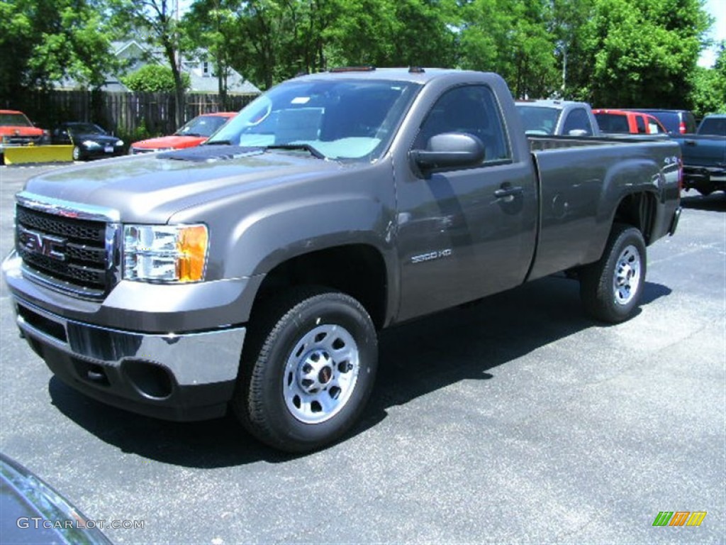 2012 Sierra 3500HD Regular Cab 4x4 - Mocha Steel Metallic / Dark Titanium photo #1