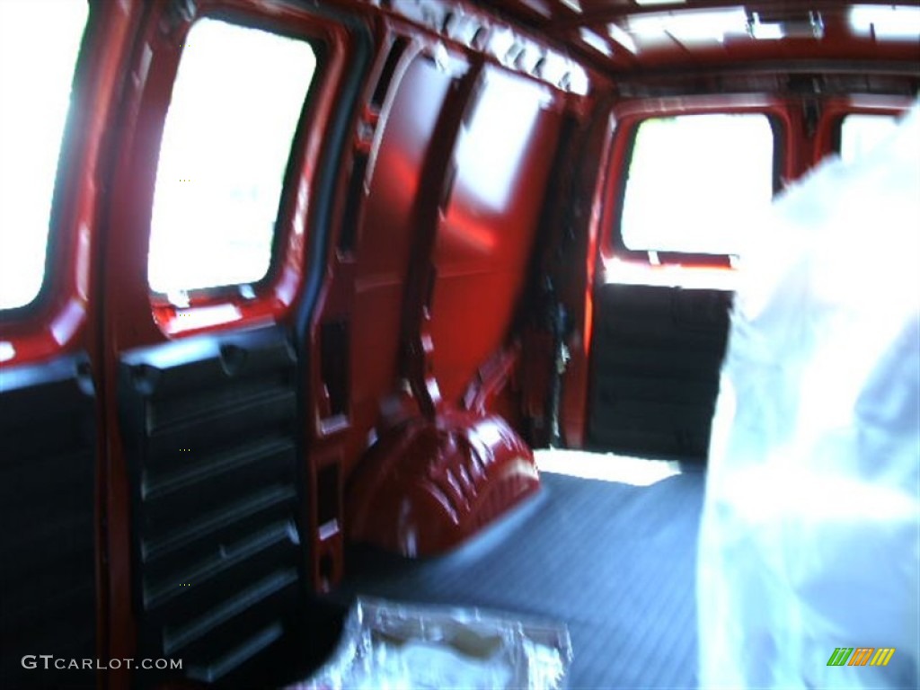 2012 Savana Van 2500 Cargo - Fire Red / Medium Pewter photo #5