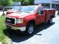 2011 Fire Red GMC Sierra 2500HD Work Truck Regular Cab Commercial  photo #1