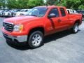 2012 Fire Red GMC Sierra 1500 SLE Extended Cab 4x4  photo #1
