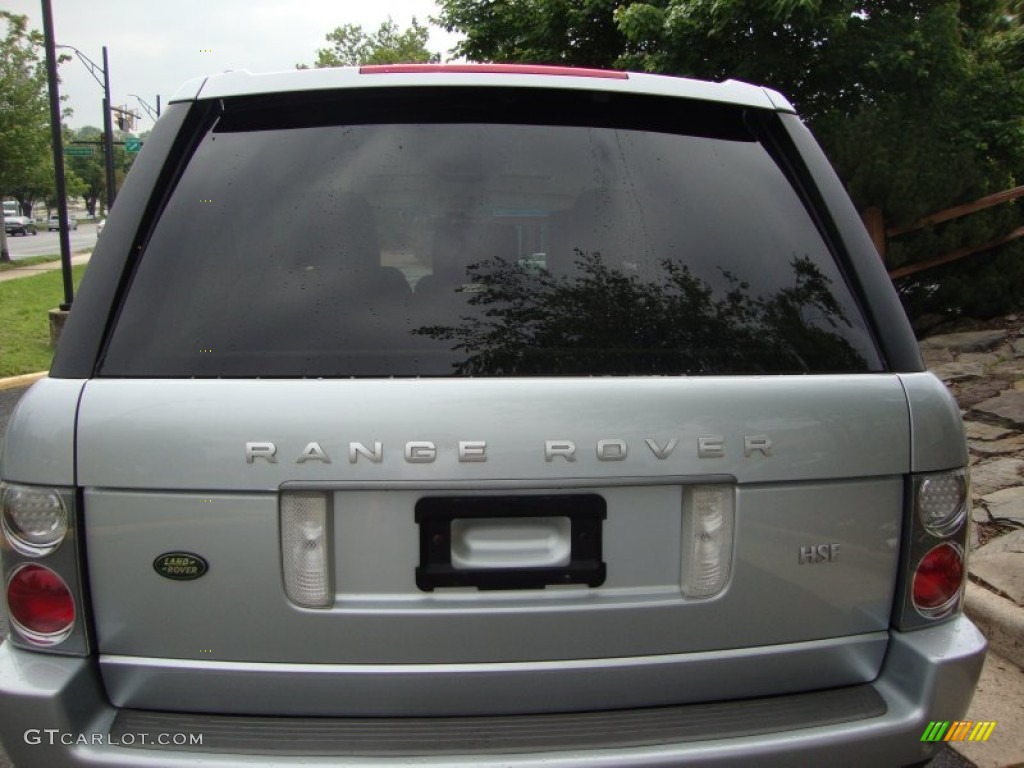 2009 Range Rover HSE - Zermatt Silver Metallic / Ivory/Jet Black photo #9