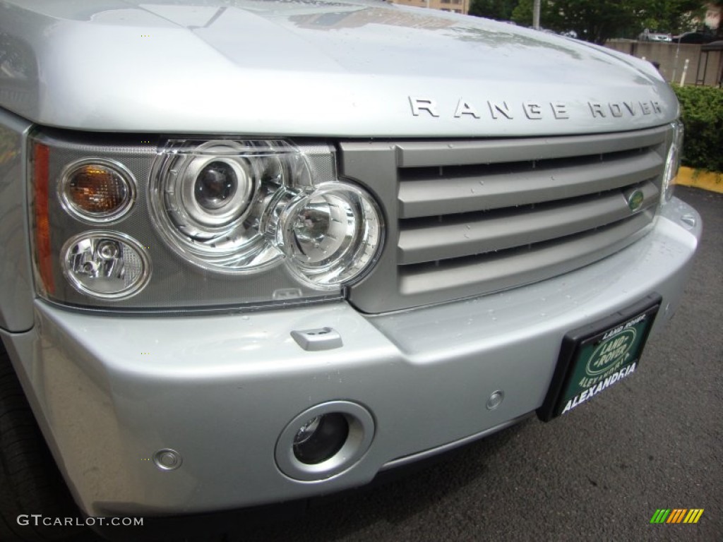 2009 Range Rover HSE - Zermatt Silver Metallic / Ivory/Jet Black photo #14