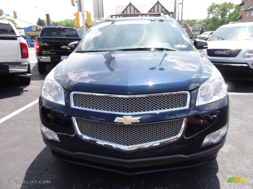 2009 Traverse LTZ AWD - Dark Blue Metallic / Cashmere/Ebony photo #4