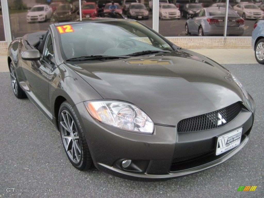 2012 Eclipse Spyder GS Sport - Carbon Pearl / Dark Charcoal photo #2