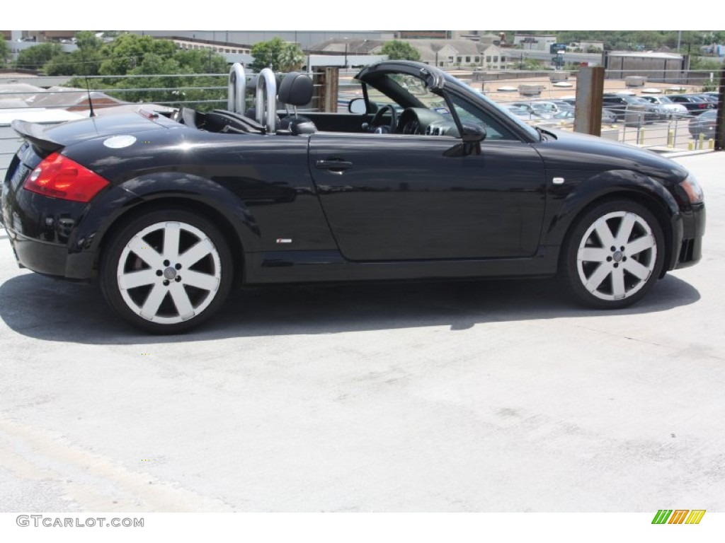 Brilliant Black 2004 Audi TT 3.2 quattro Roadster Exterior Photo #65565356