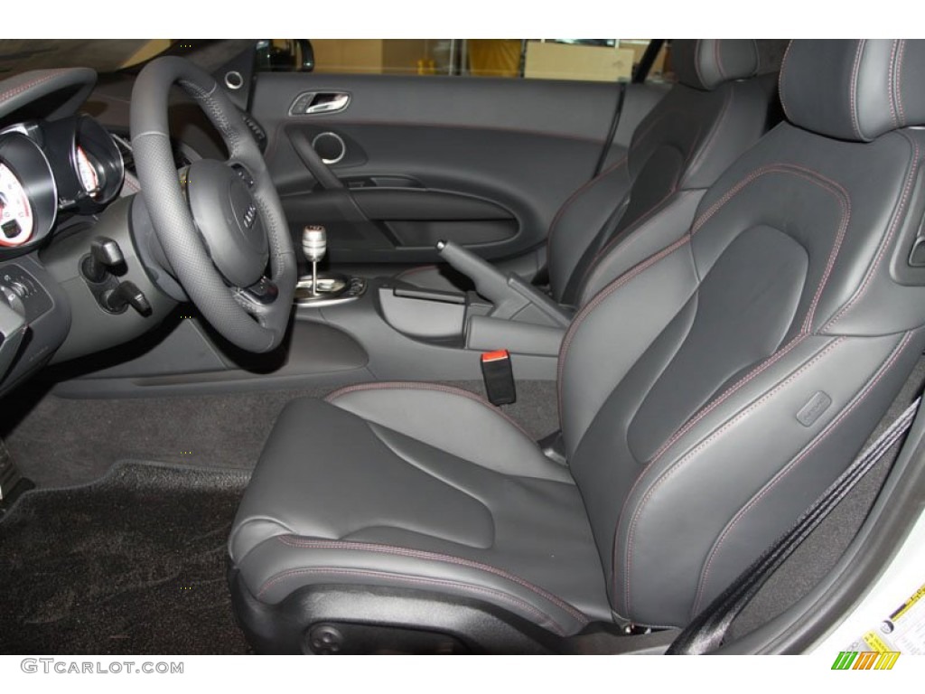 Black Interior 2012 Audi R8 5.2 FSI quattro Photo #65565665