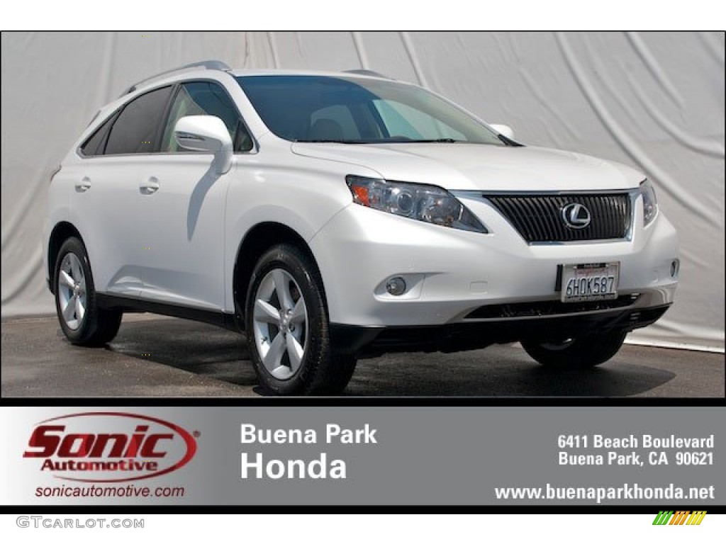 Starfire White Pearl Lexus RX