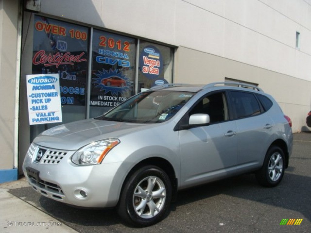 2009 Rogue SL AWD - Silver Ice / Black photo #1