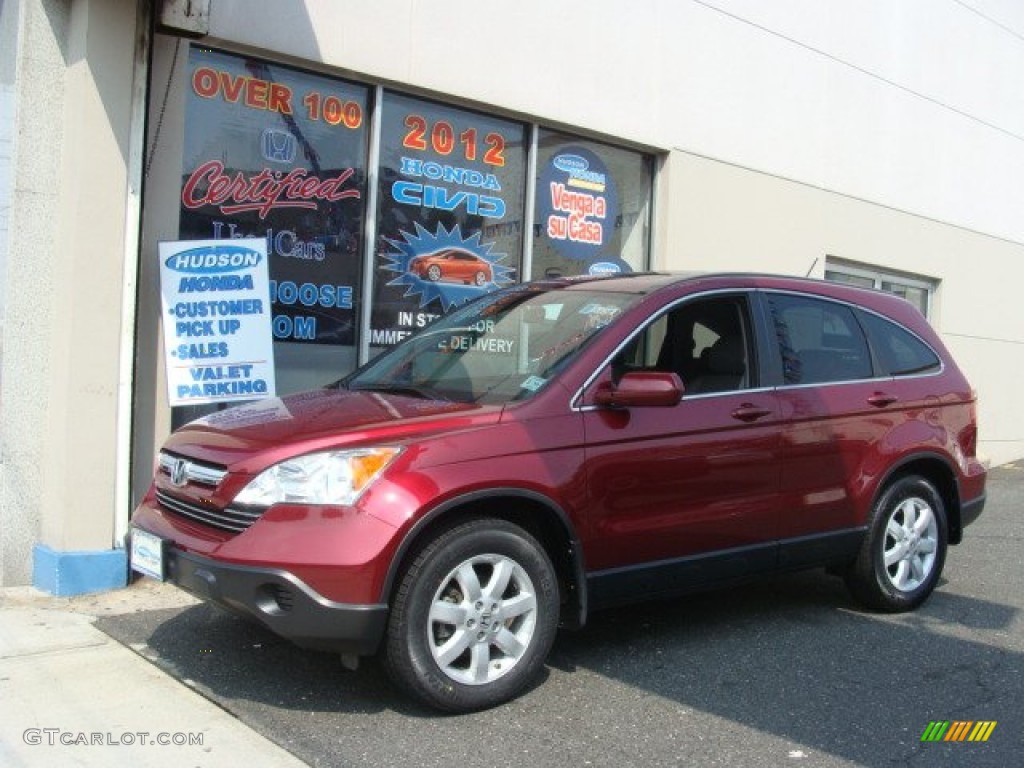 2009 CR-V EX-L 4WD - Tango Red Pearl / Ivory photo #1