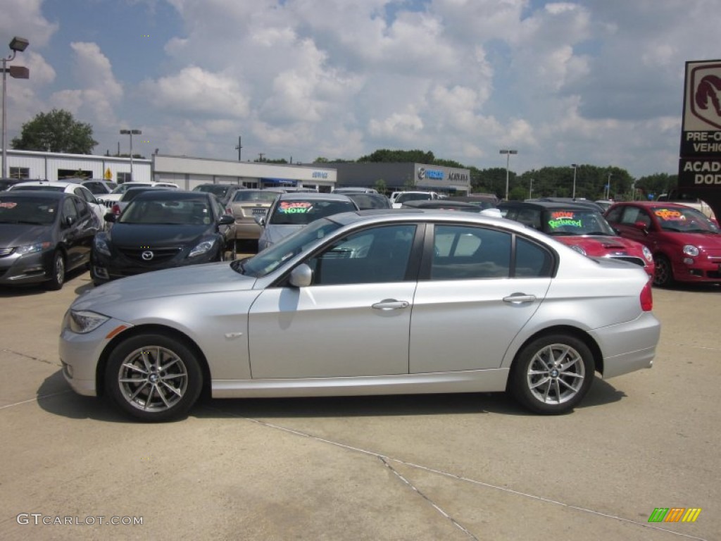 2010 3 Series 328i Sedan - Titanium Silver Metallic / Black photo #2