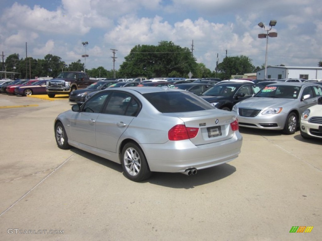 2010 3 Series 328i Sedan - Titanium Silver Metallic / Black photo #3