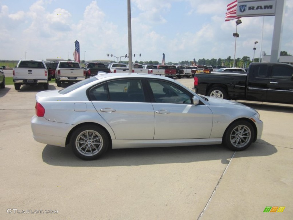 2010 3 Series 328i Sedan - Titanium Silver Metallic / Black photo #6