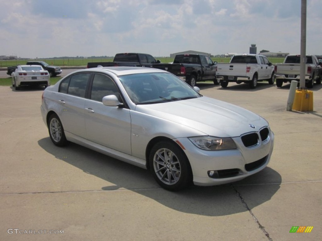 2010 3 Series 328i Sedan - Titanium Silver Metallic / Black photo #7