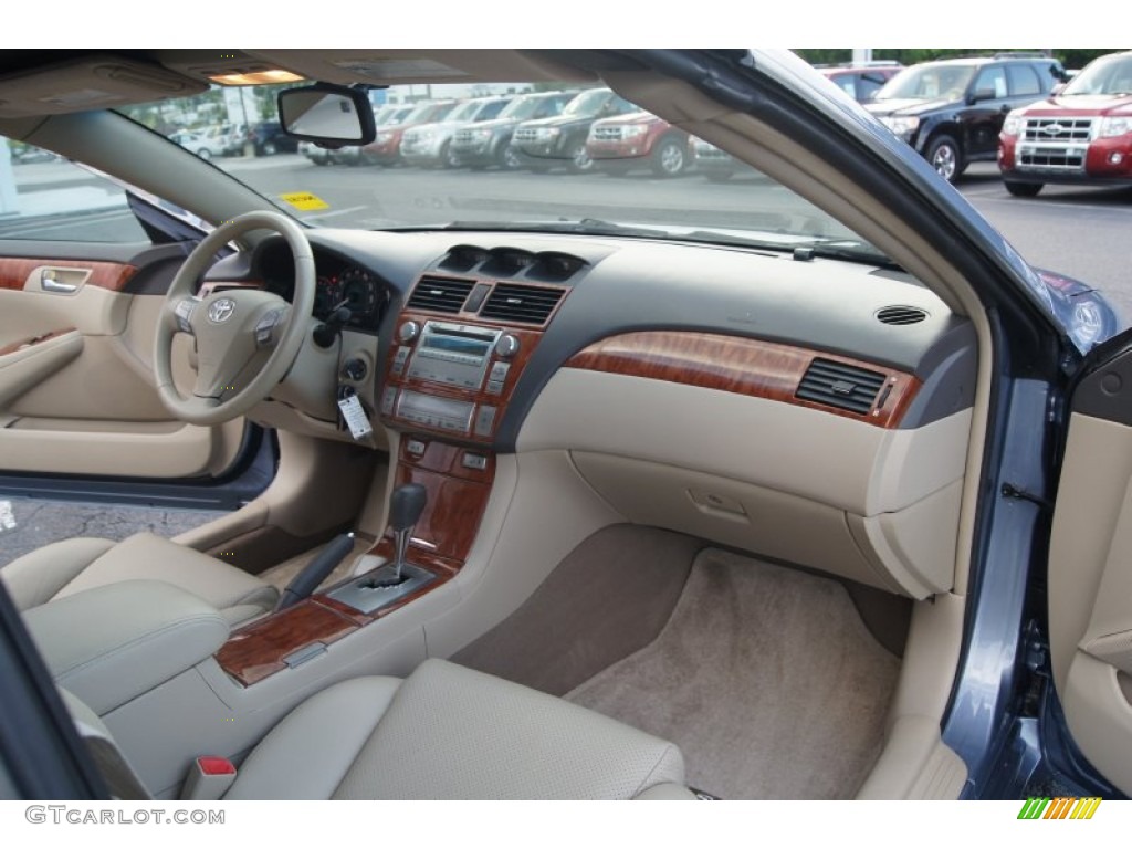 2008 Toyota Solara SLE V6 Convertible Ivory Dashboard Photo #65568536