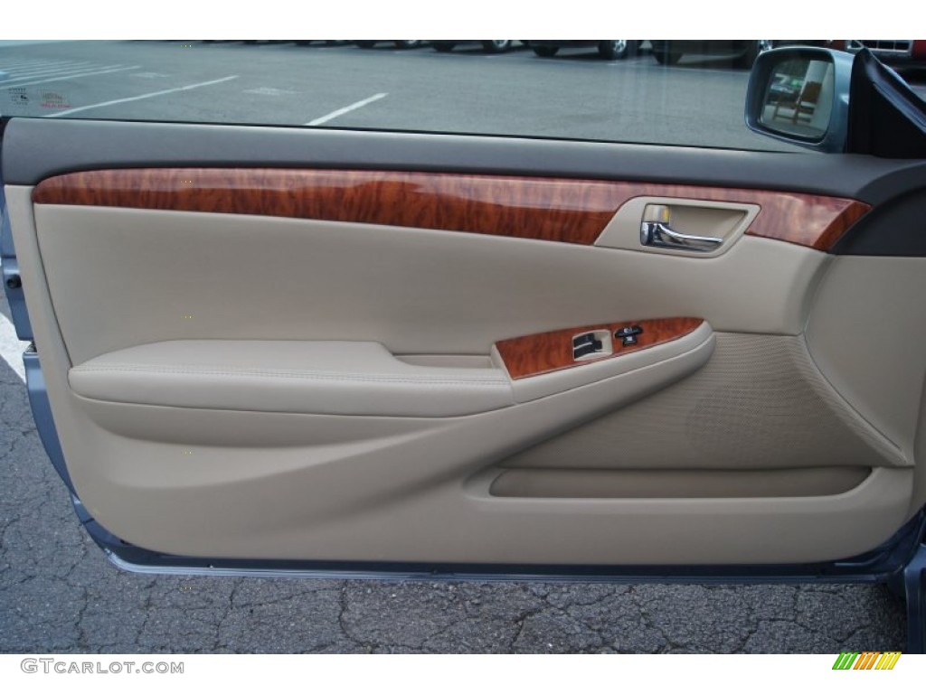 2008 Toyota Solara SLE V6 Convertible Ivory Door Panel Photo #65568578
