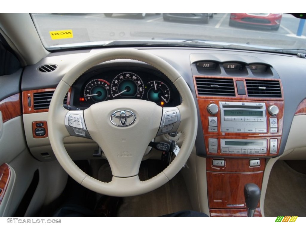 2008 Toyota Solara SLE V6 Convertible Ivory Dashboard Photo #65568641