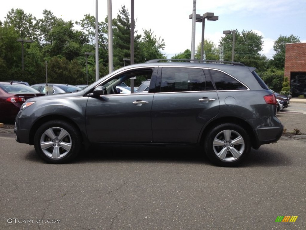 Polished Metal Metallic 2010 Acura MDX Technology Exterior Photo #65568854