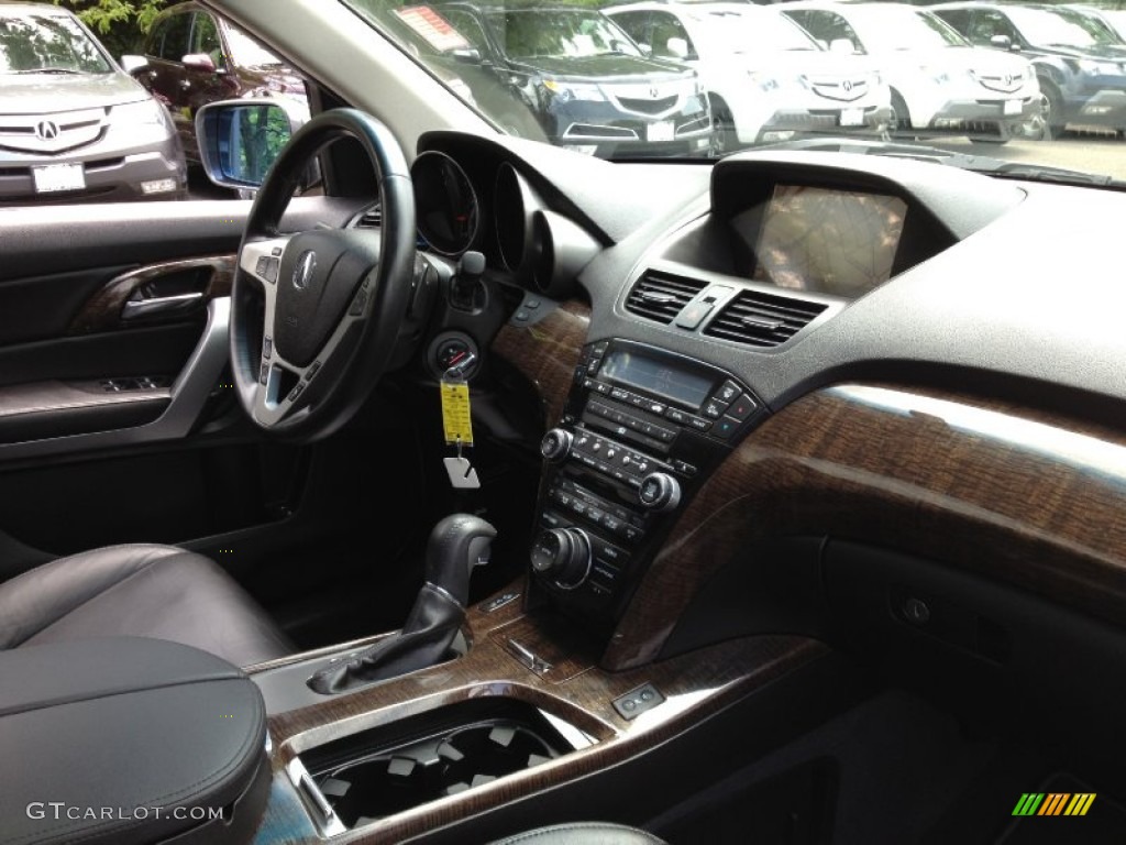 2010 Acura MDX Technology Ebony Dashboard Photo #65568953