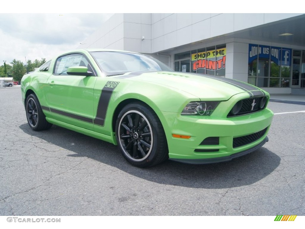 Gotta Have It Green 2013 Ford Mustang Boss 302 Exterior Photo #65569157